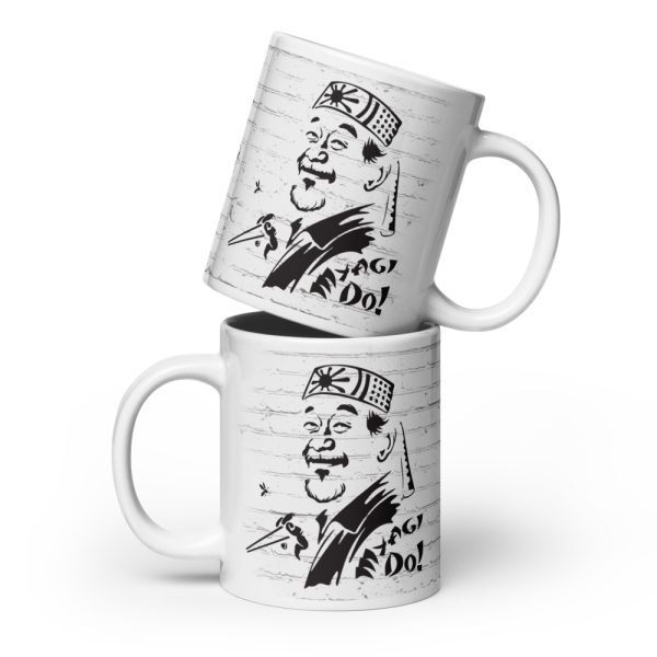 Myagi Do! 20 oz white mug