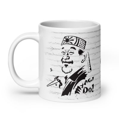 Myagi Do! 20 oz white mug