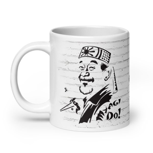 Myagi Do! 20 oz white mug