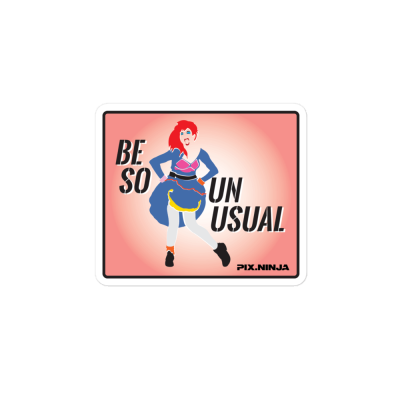 Be So Unusual Sticker