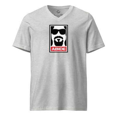 Dude Abides Obey V-Neck T-Shirt