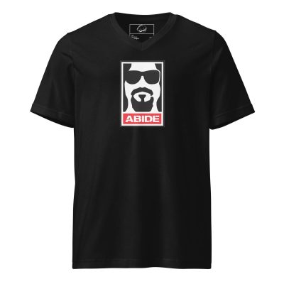 Dude Abides Obey V-Neck T-Shirt