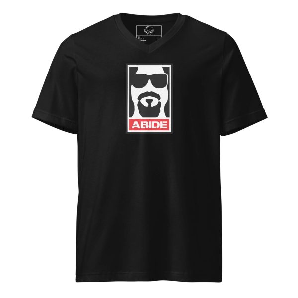 Dude Abides Obey V-Neck T-Shirt