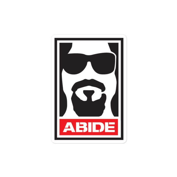 Dude Abides Obey Sticker
